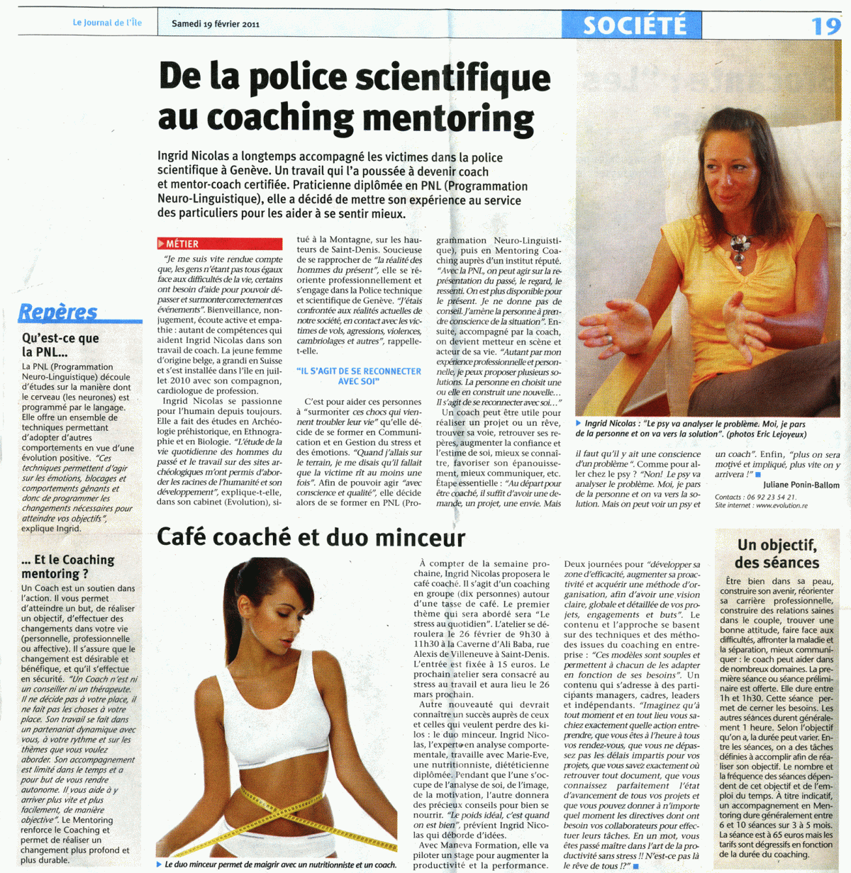 Ingrid Nicolas : De la police scientifique au coaching mentoring